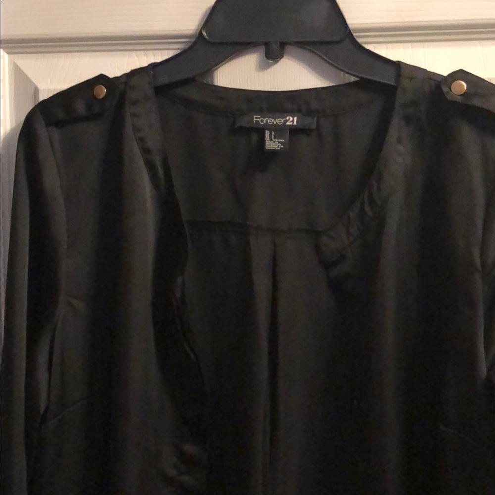 Black forever 21 blouse